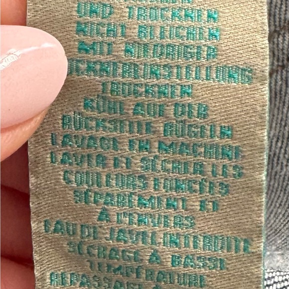 Boden blue dark wash adjustable straps full belly panel maternity jeans, size 6 - Picture 14 of 14